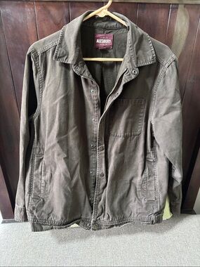 Alesbury Men's Olive Green Canvas Jacket Size M 💯 Cotton